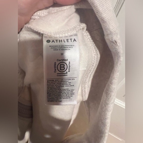 Athleta Forever Fleece Crop Full Zip - Picture 7 of 7